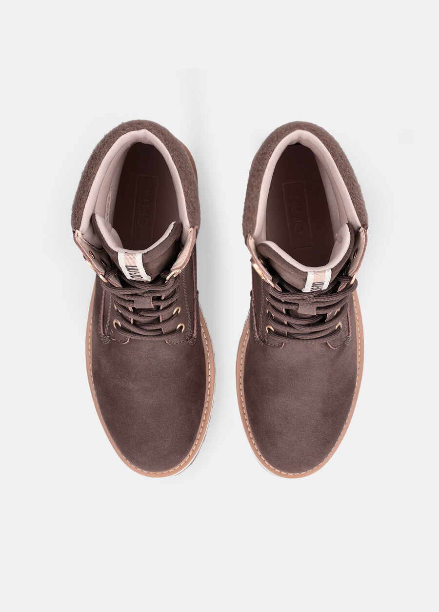 bottines en daim