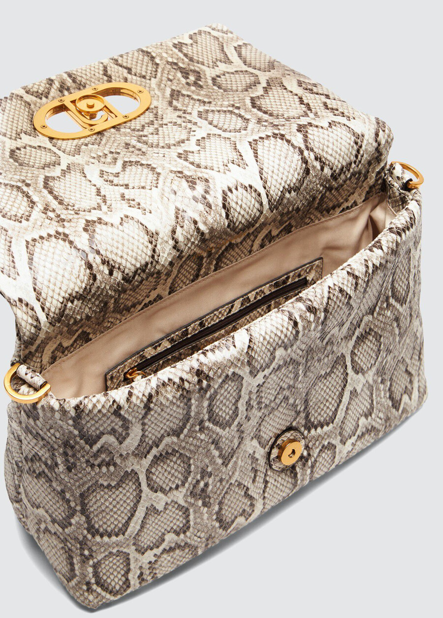 grand sac de voyage en peau de serpent