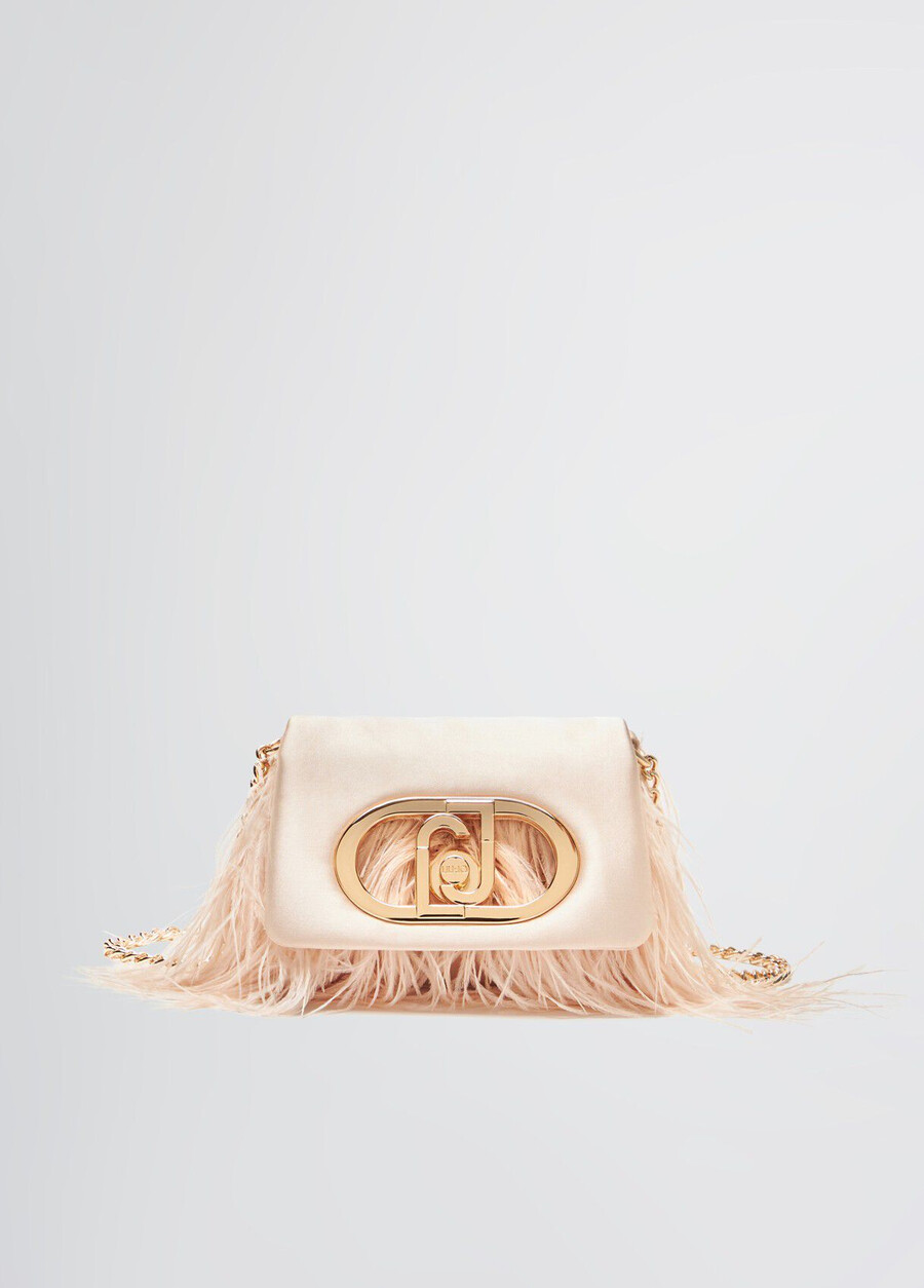 sac lapuffy mini avec détails en plumes