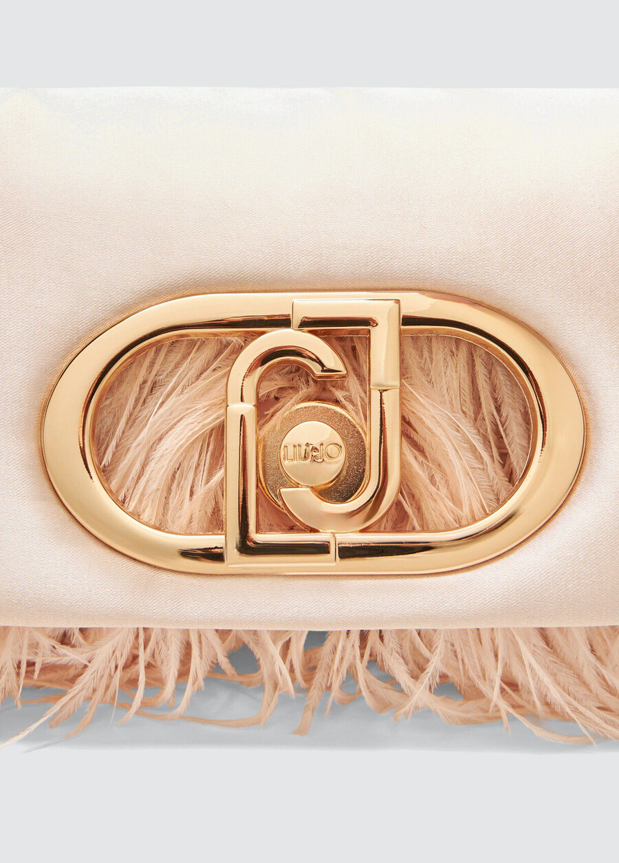 sac lapuffy mini avec détails en plumes