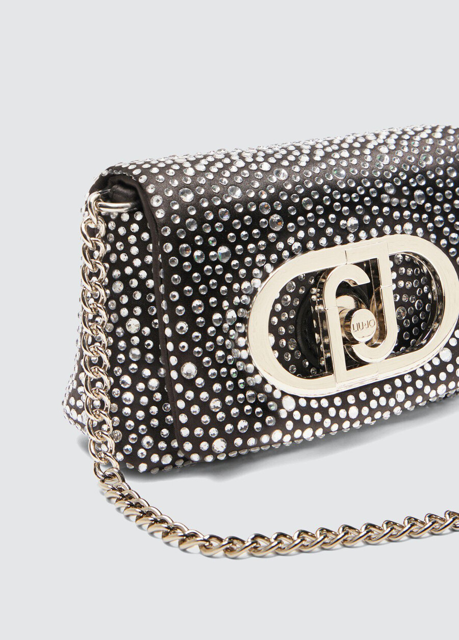 sac lapuffy mini orné de strass