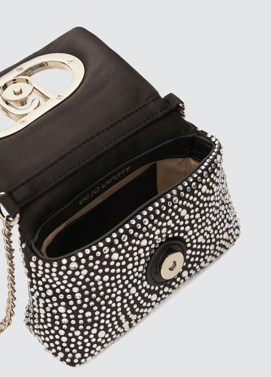sac lapuffy mini orné de strass