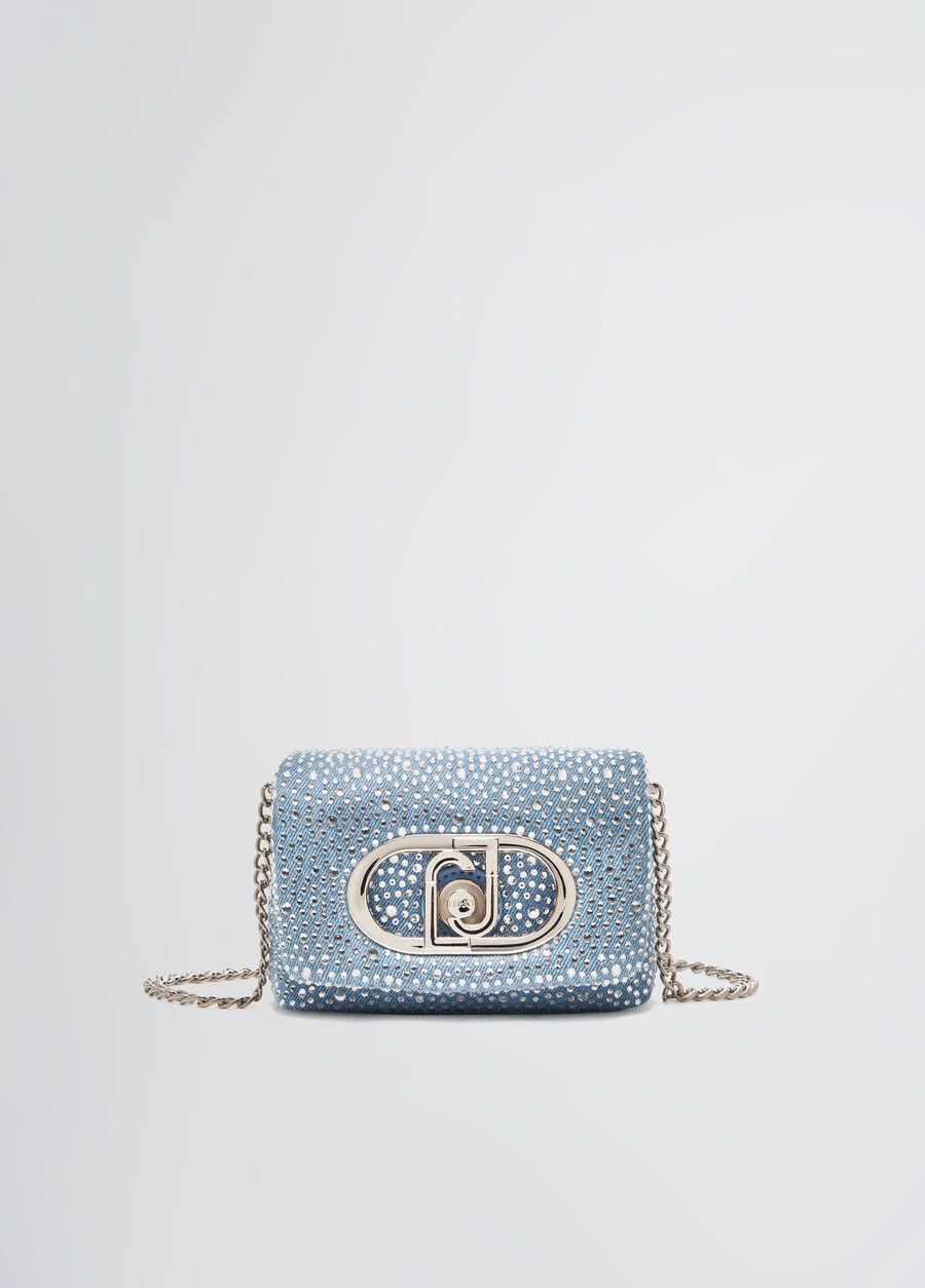 mini sac lapuffy en denim