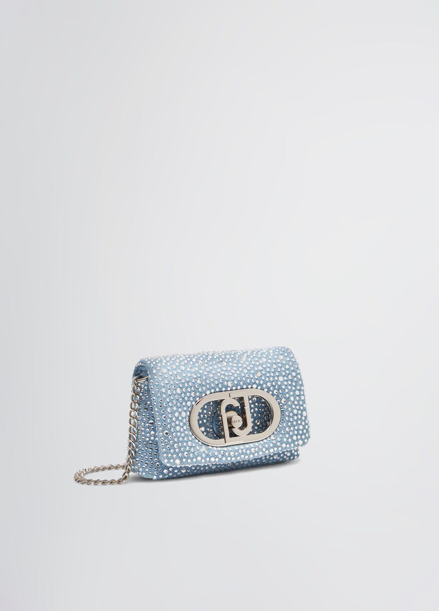 mini sac lapuffy en denim