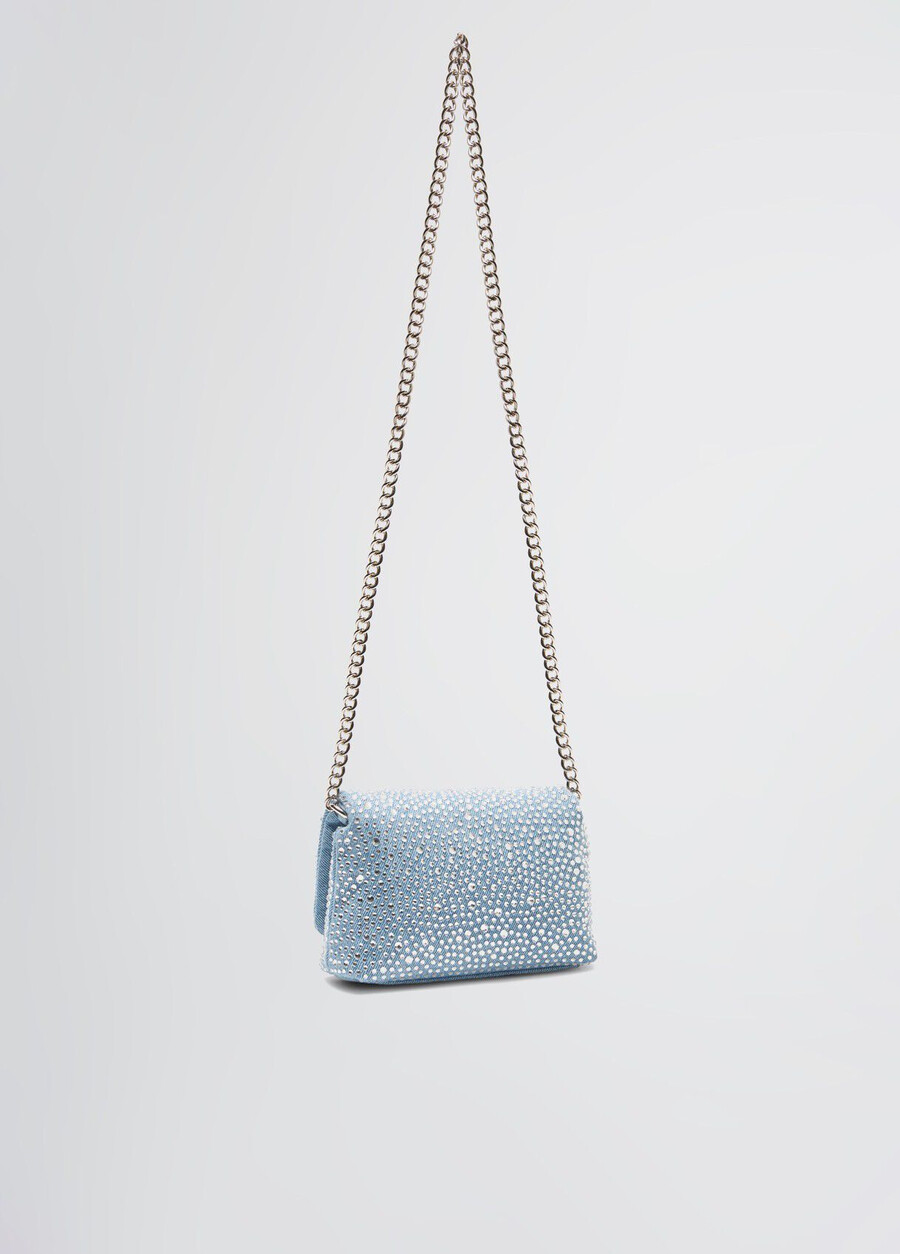 mini sac lapuffy en denim