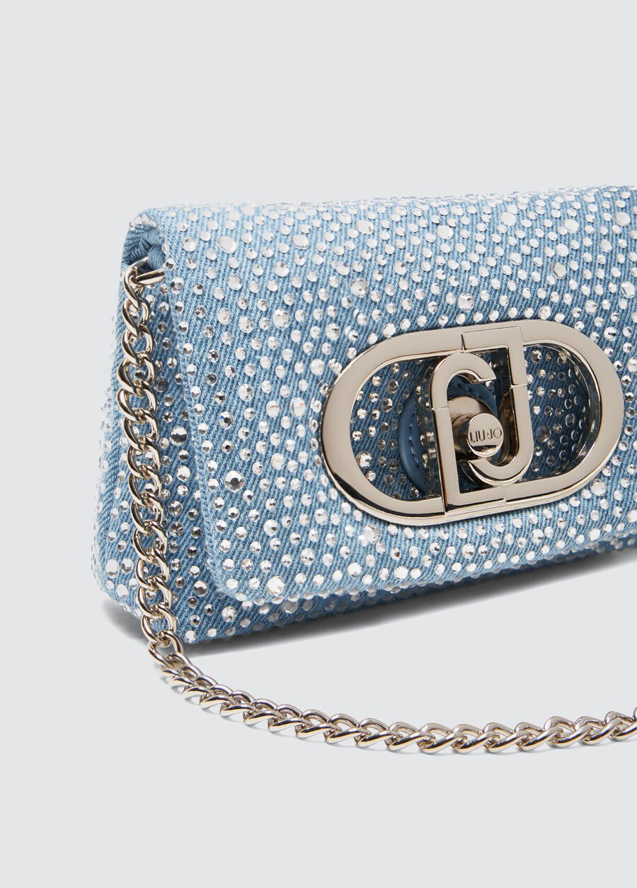 mini sac lapuffy en denim