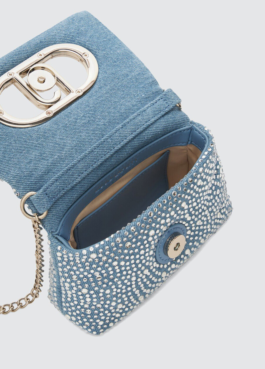 mini sac lapuffy en denim