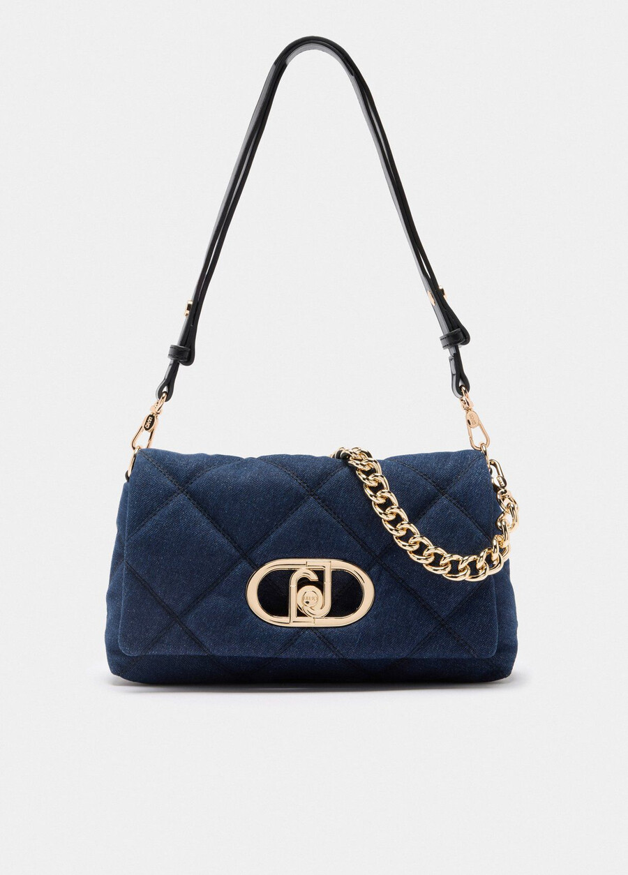 sacoche lapuffy en denim moyen
