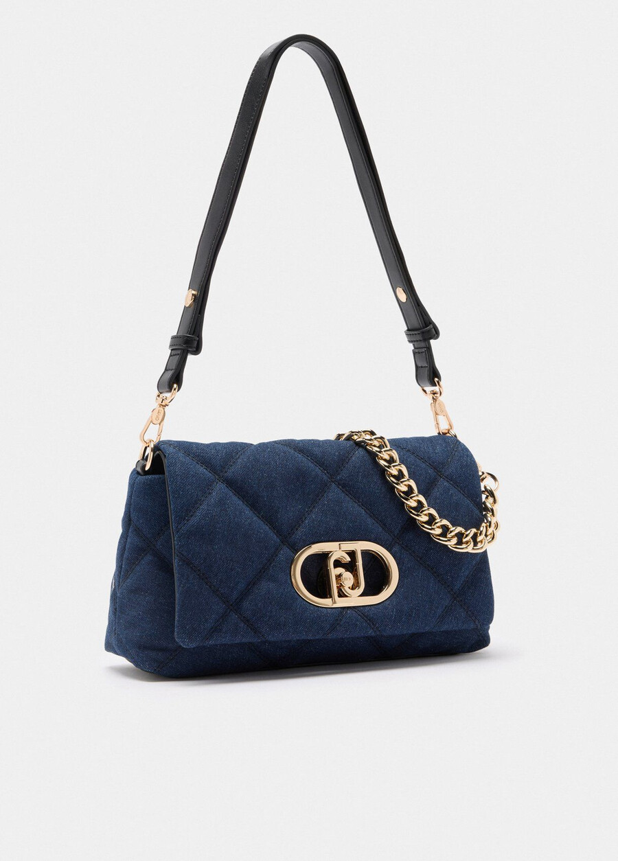 sacoche lapuffy en denim moyen