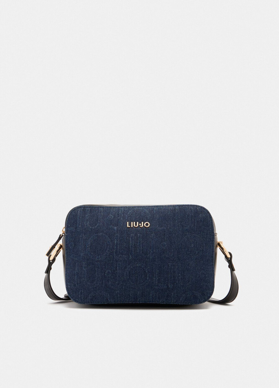 sac bandoulière en denim moyen