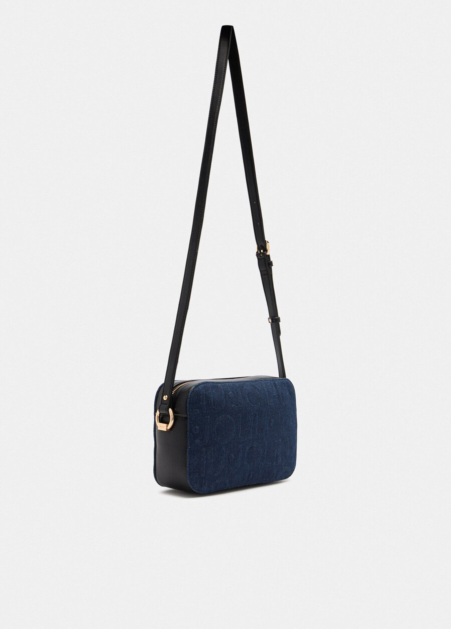 sac bandoulière en denim moyen