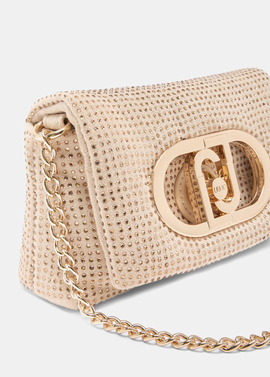 sac lapuffy mini orné de strass