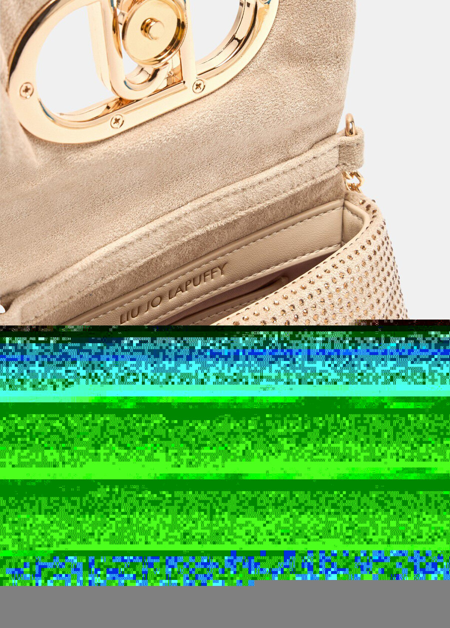 sac lapuffy mini orné de strass