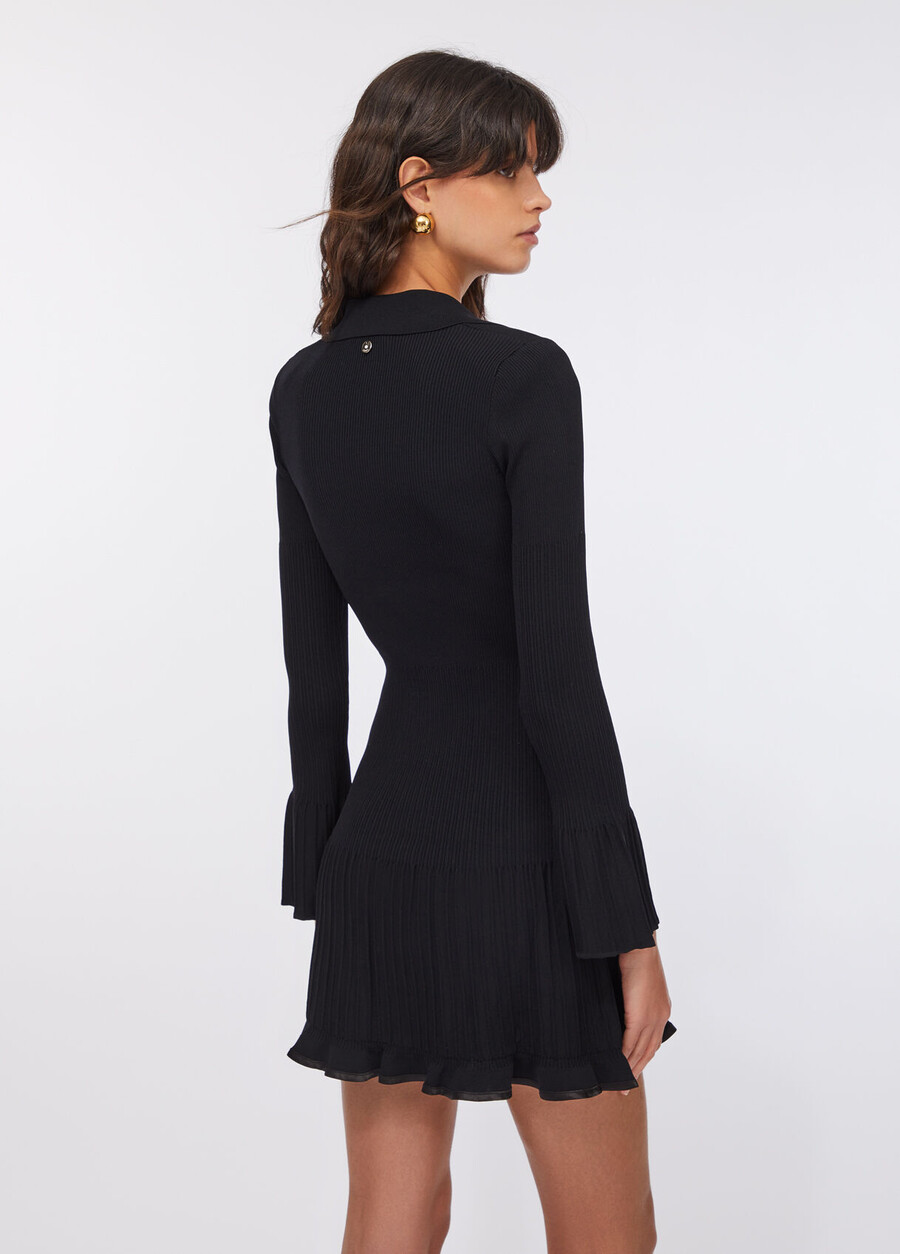 robe courte en maille