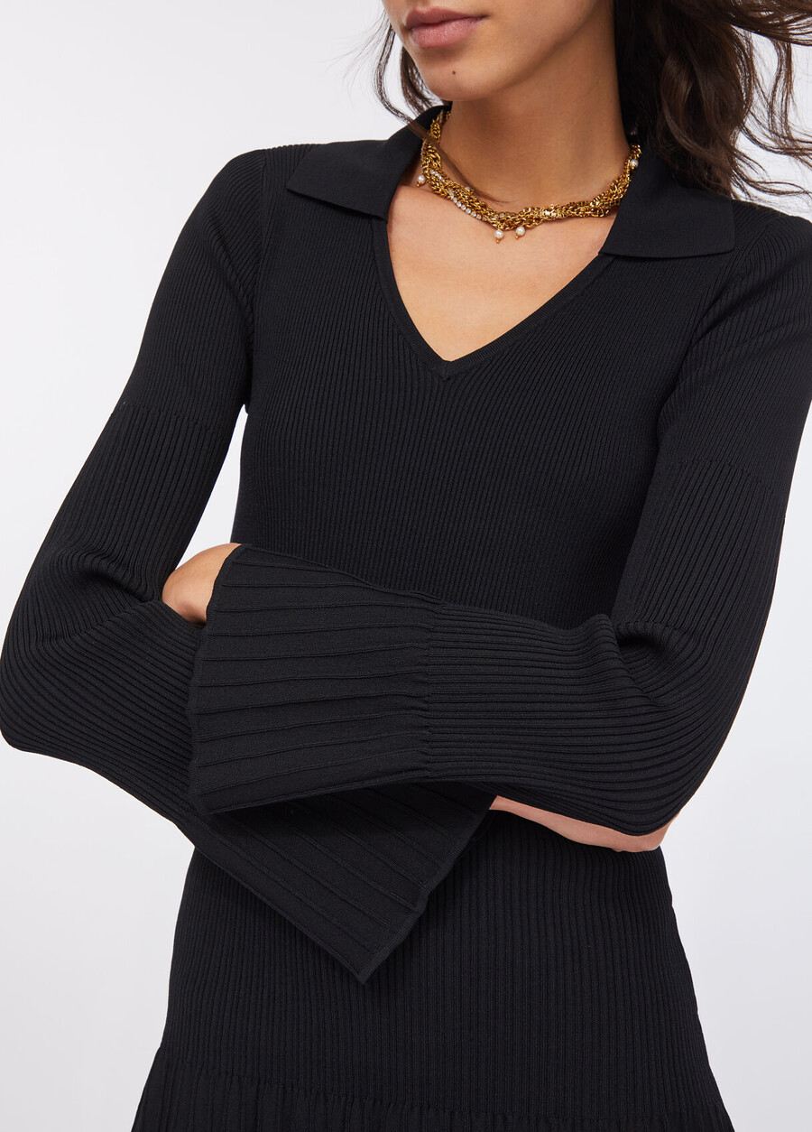robe courte en maille