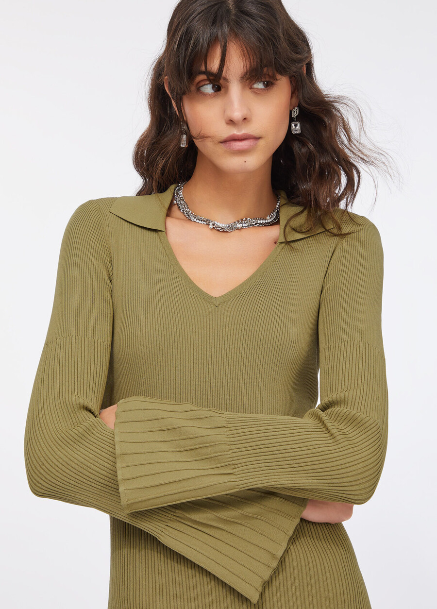 robe courte en maille
