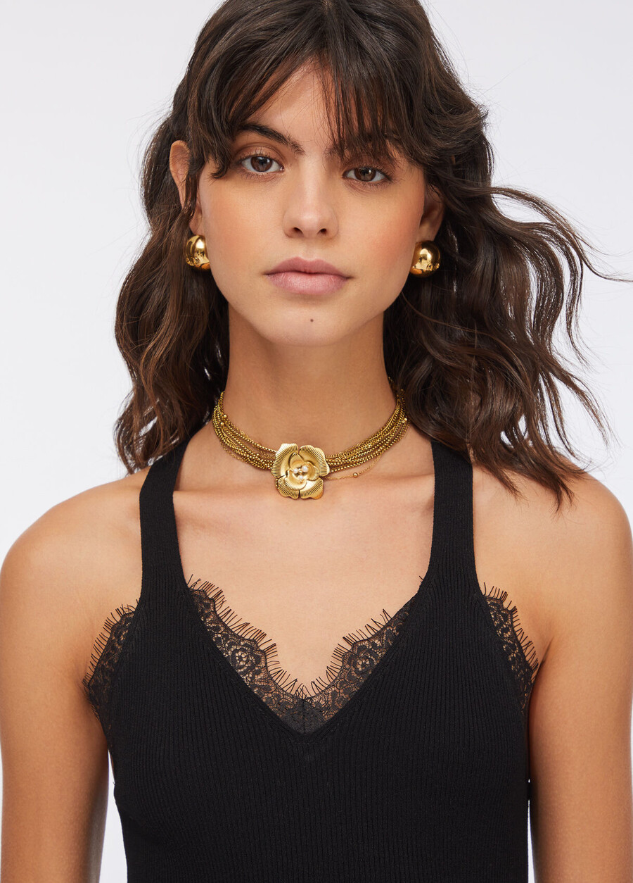 robe longue en maille