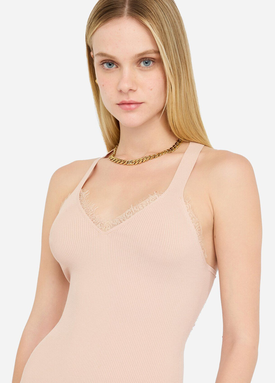 robe longue en maille