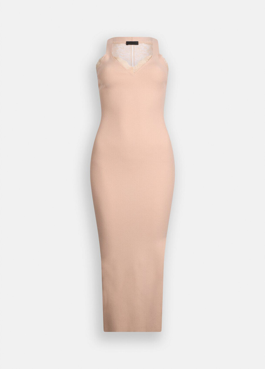 robe longue en maille