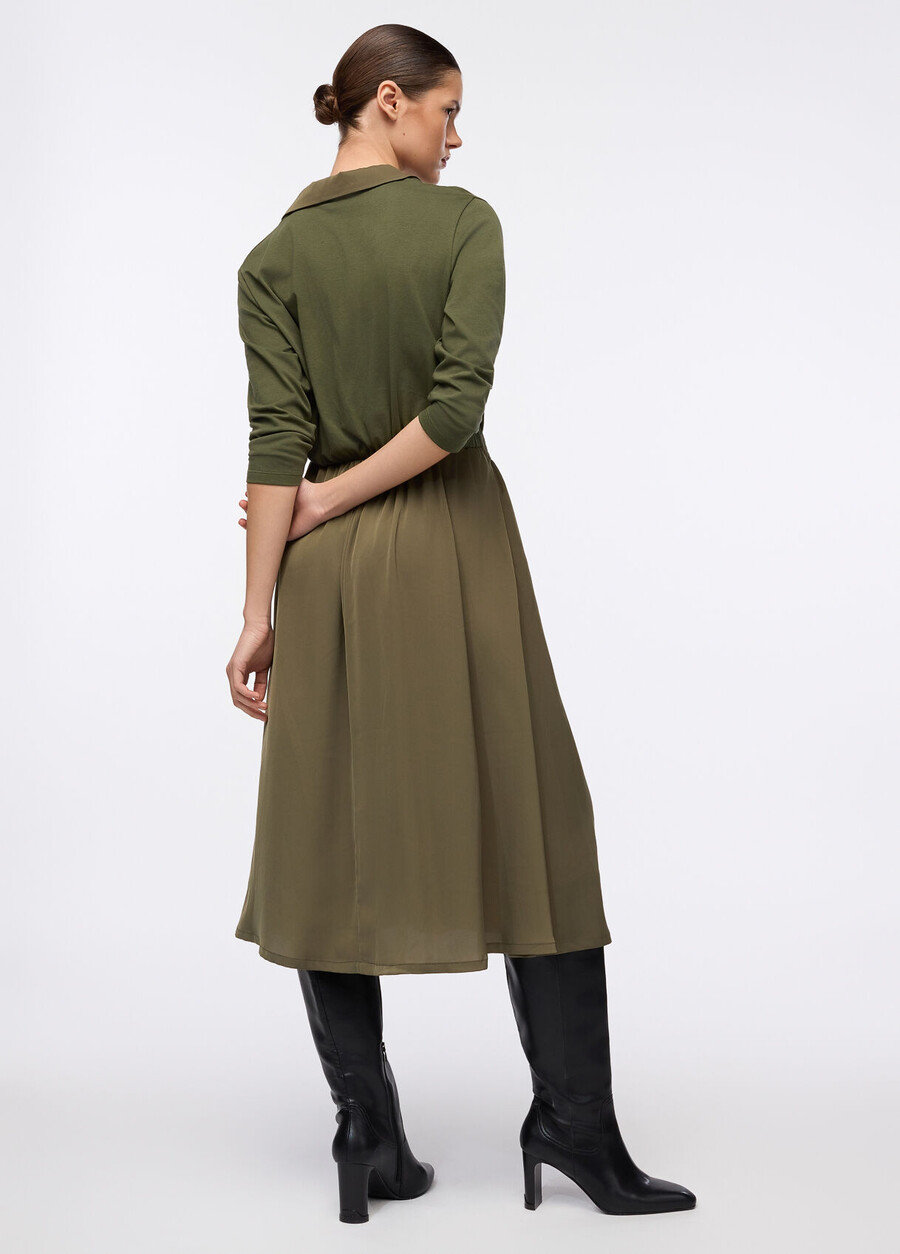 robe midi avec ceinture
