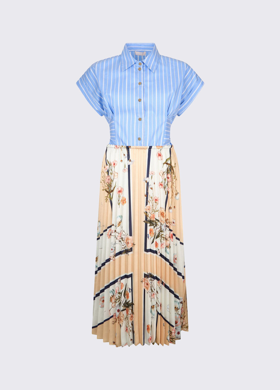robe midi plissée