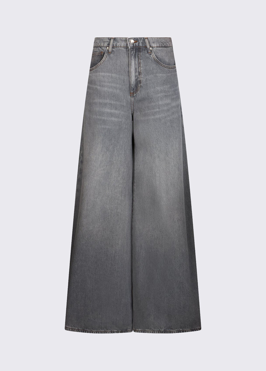 jean taille haute super évasé