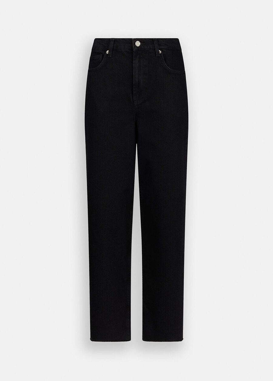 jean taille basse à jambes larges