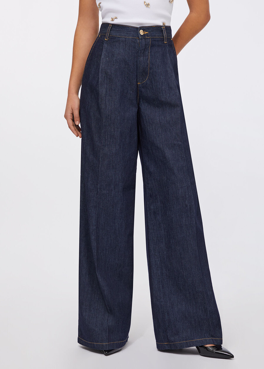 jean évasé style chino