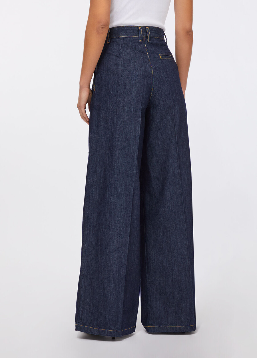 jean évasé style chino
