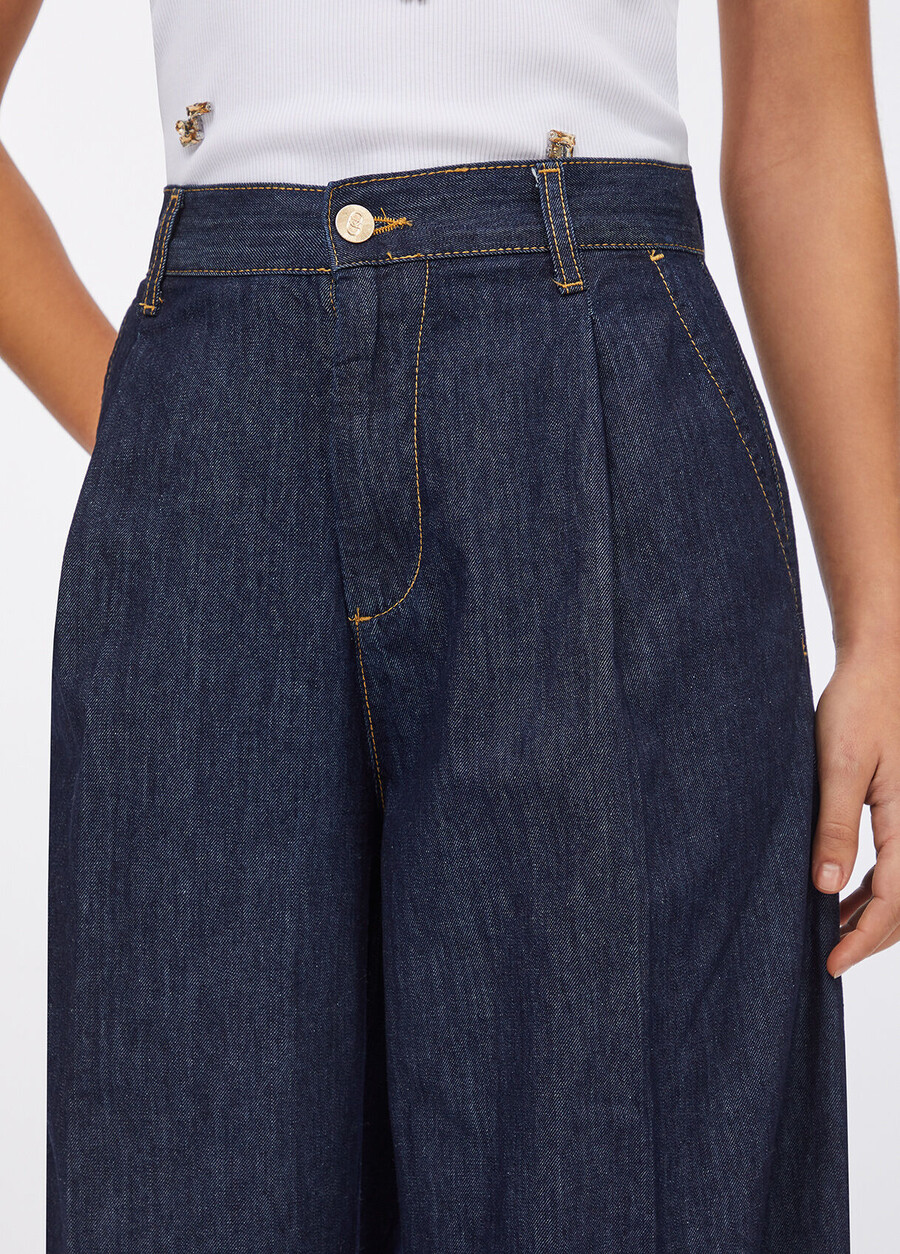 jean évasé style chino