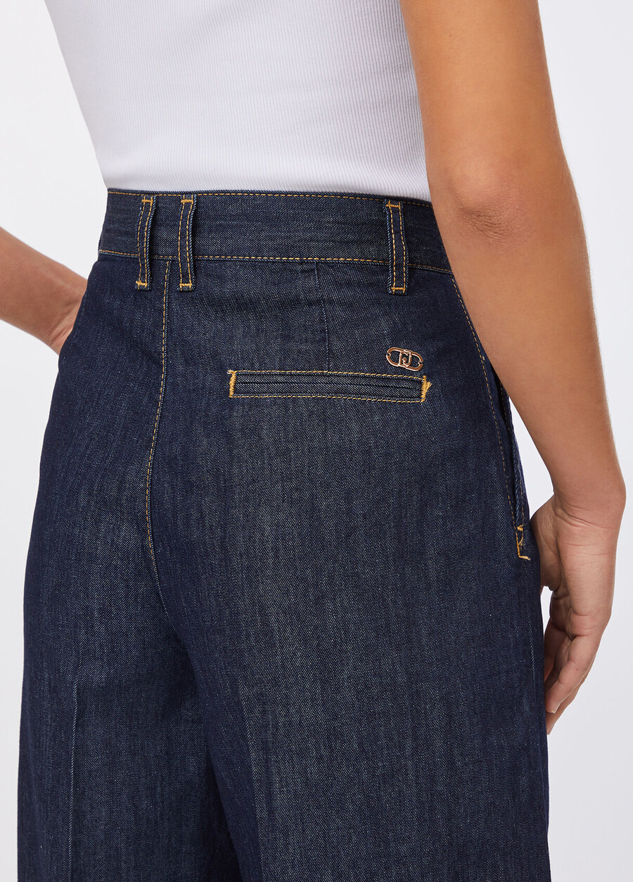 jean évasé style chino