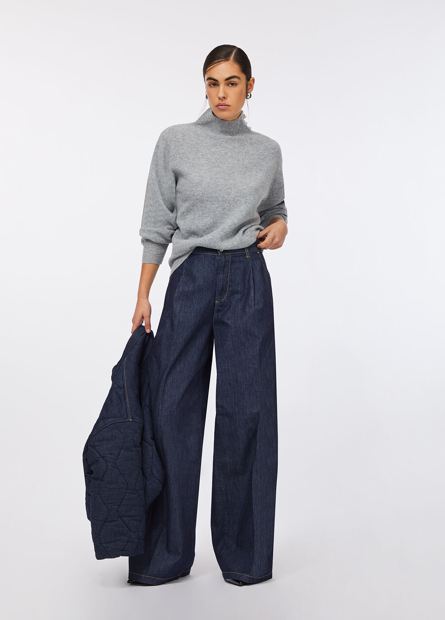 jean évasé style chino