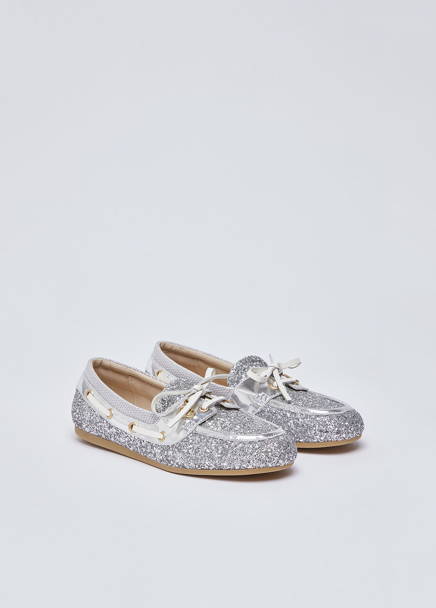 mocassins entièrement pailletés