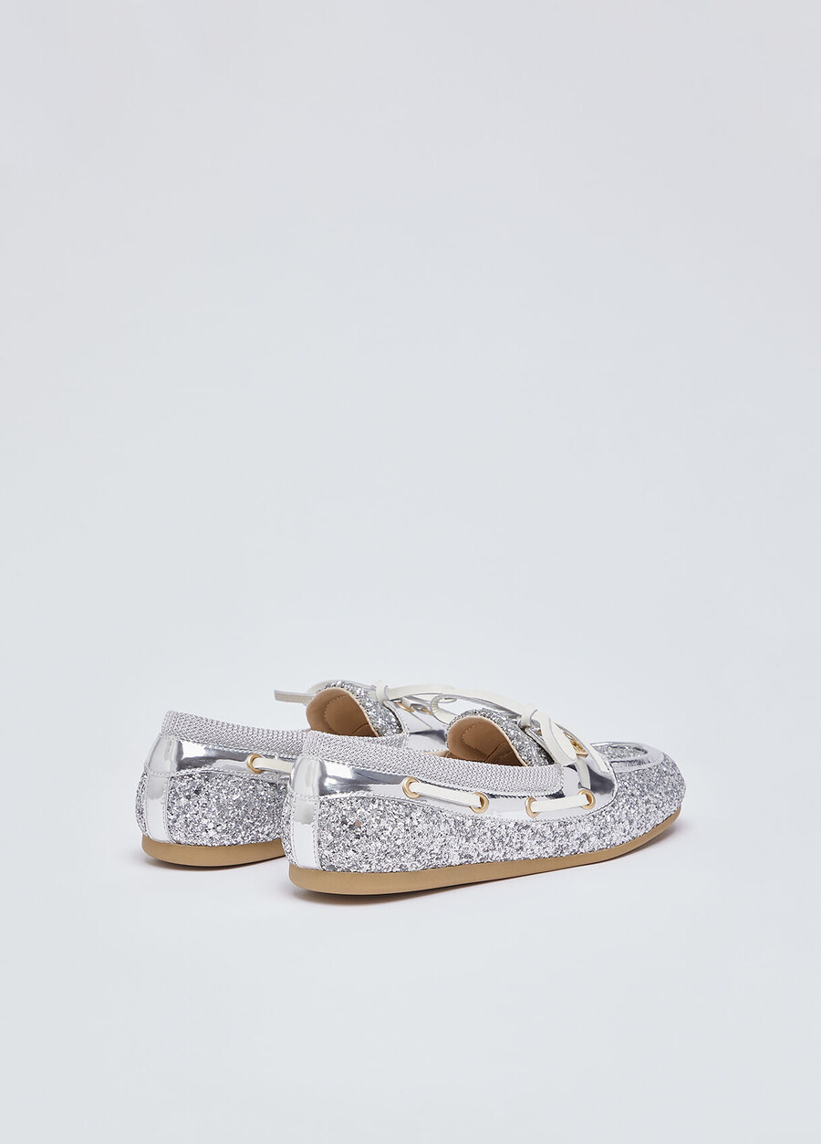 mocassins entièrement pailletés