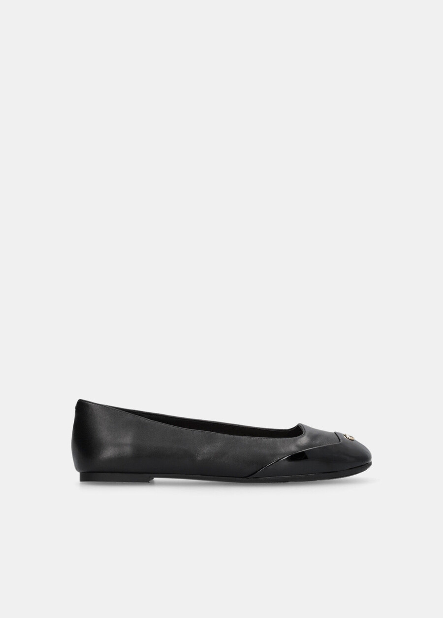 ballerines en cuir nappa