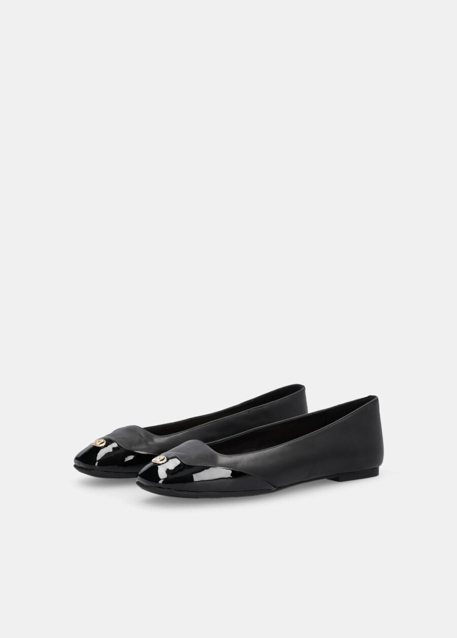 ballerines en cuir nappa