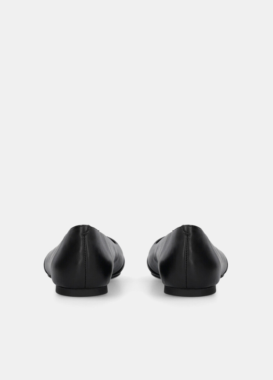 ballerines en cuir nappa
