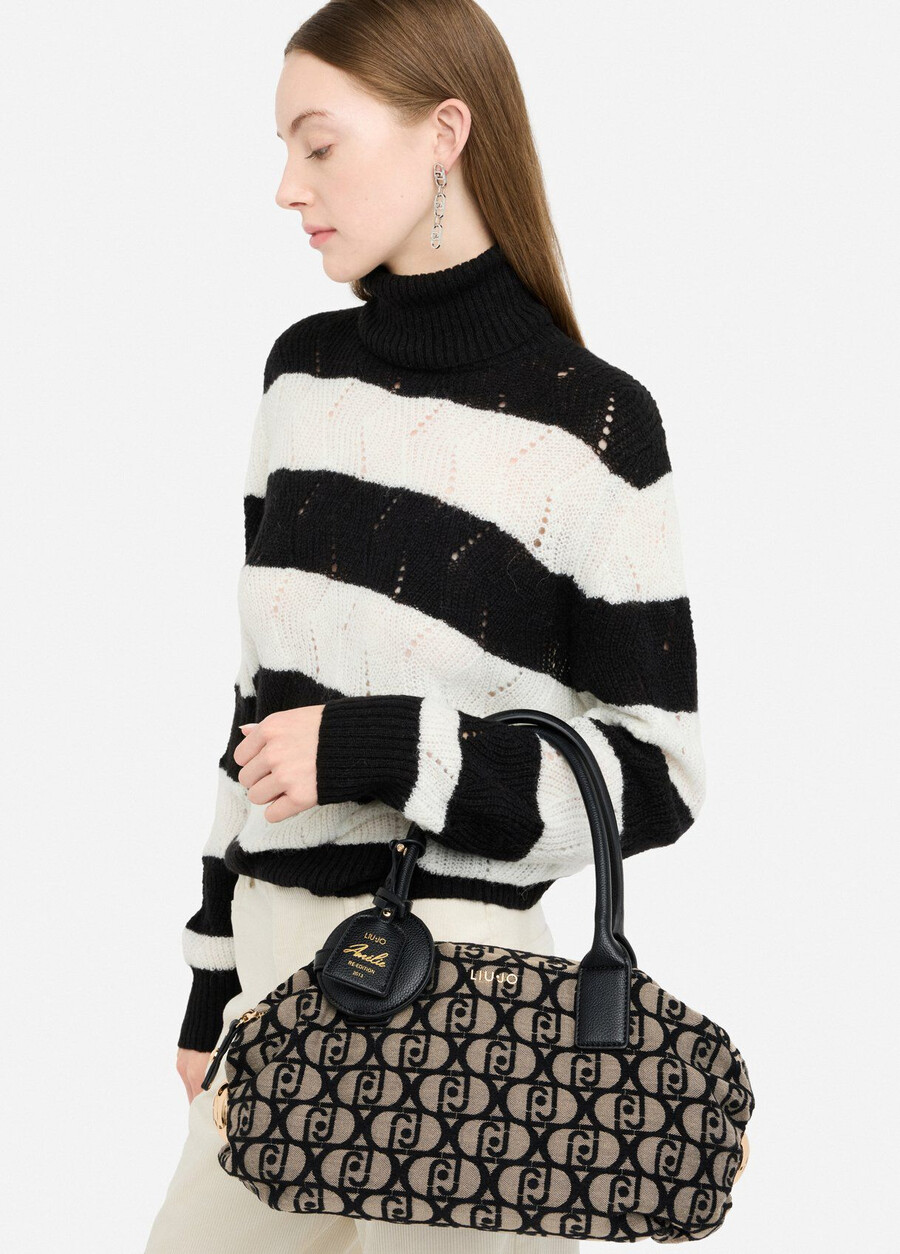 grand sac jacquard