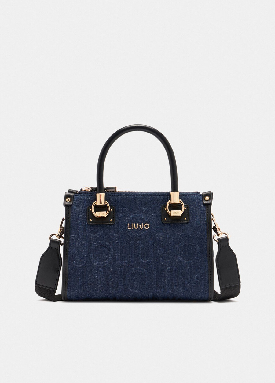 petit sac à main en denim