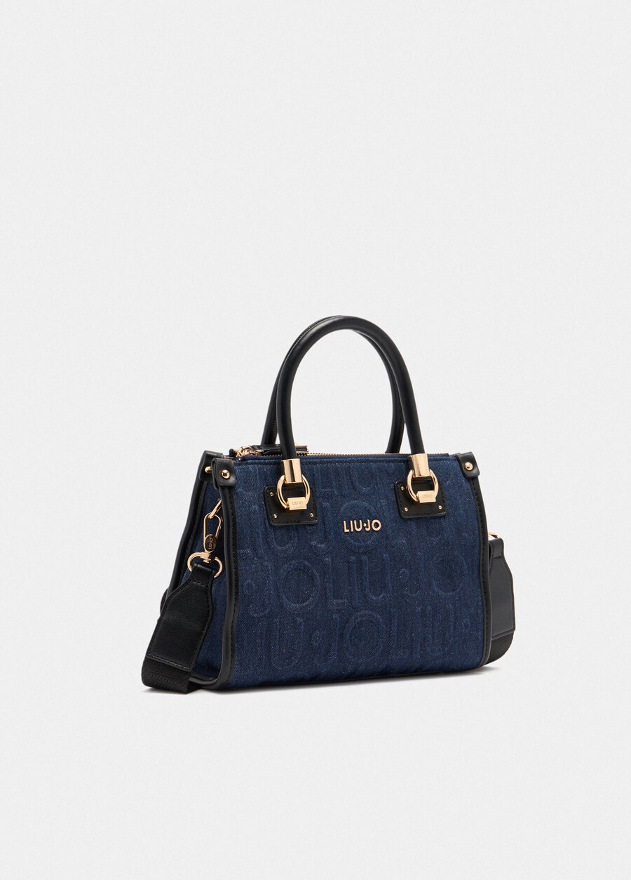 petit sac à main en denim