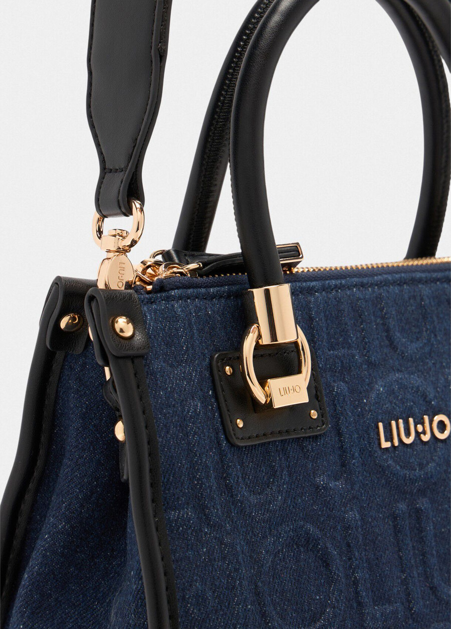 petit sac à main en denim