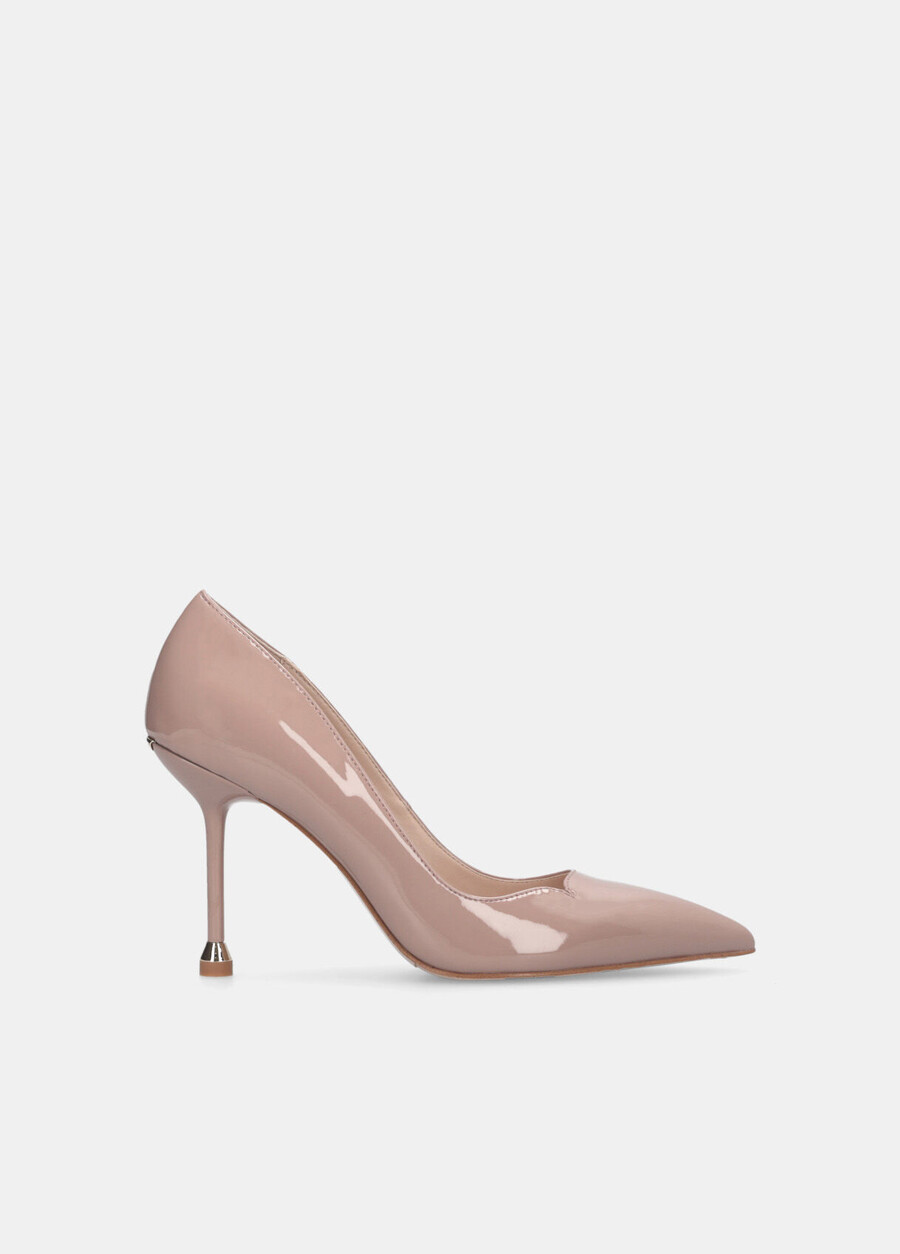 escarpins en cuir verni