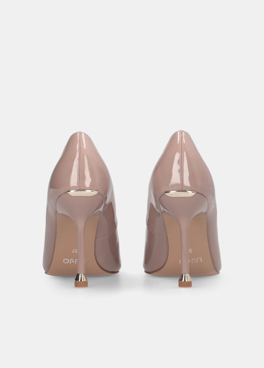 escarpins en cuir verni