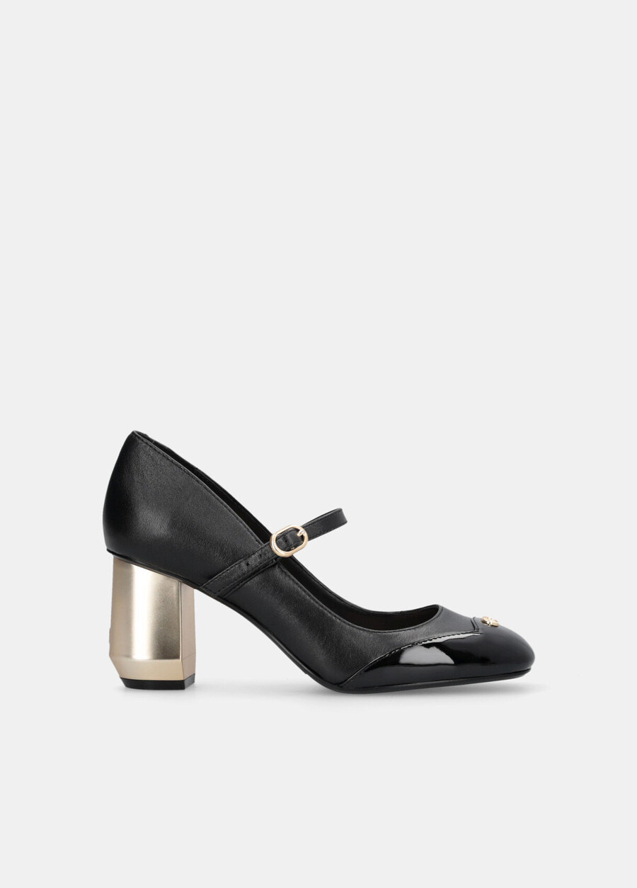 mary janes en cuir