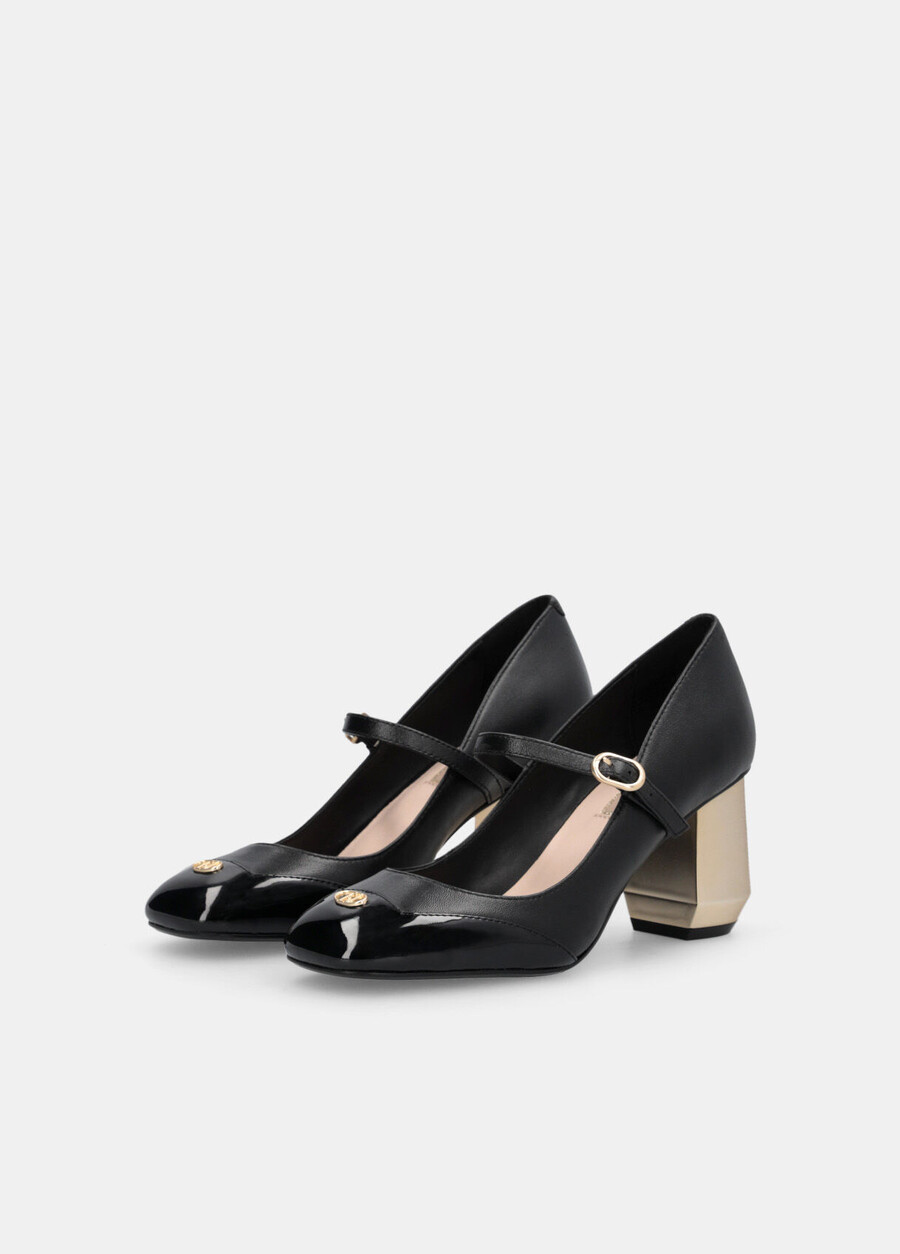 mary janes en cuir