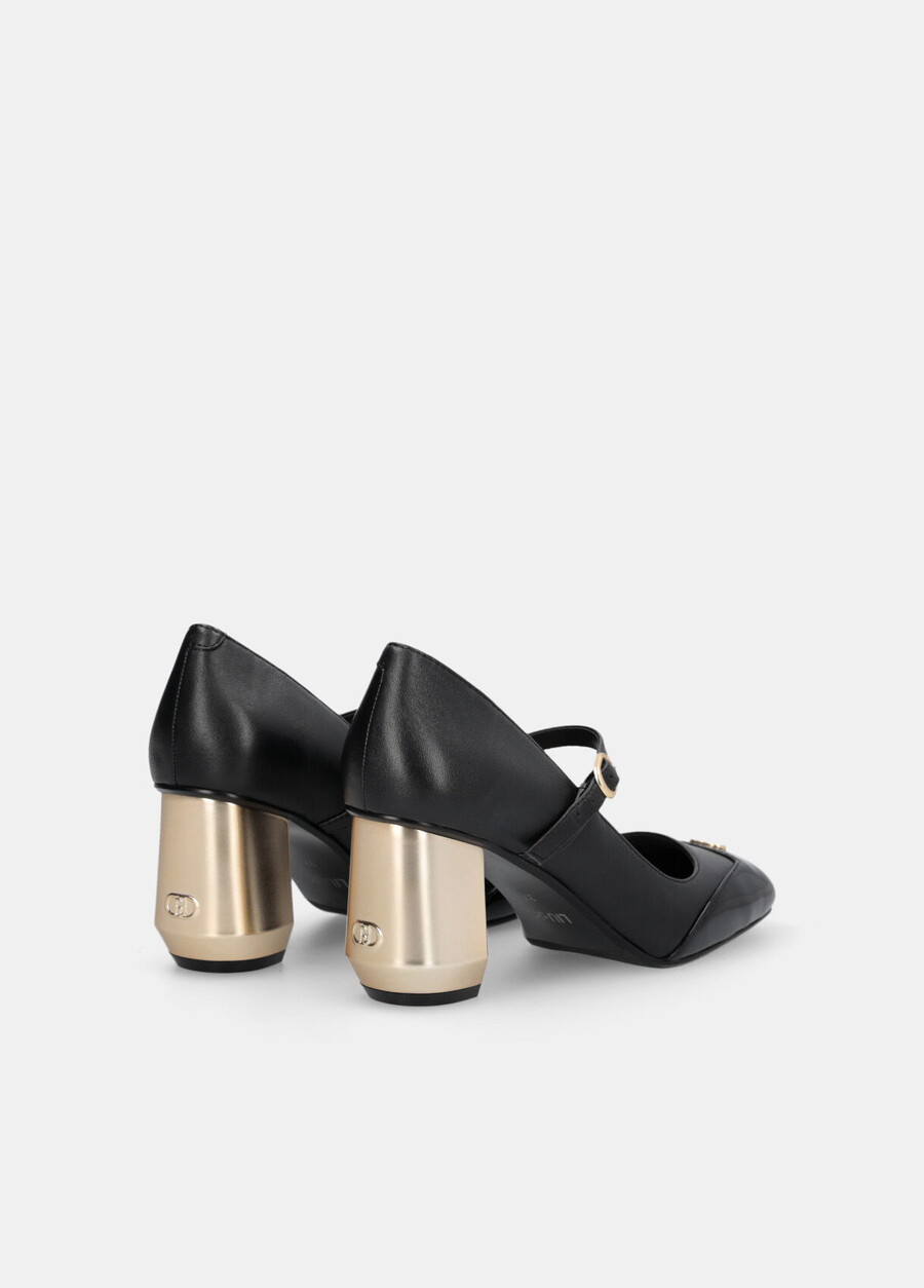 mary janes en cuir