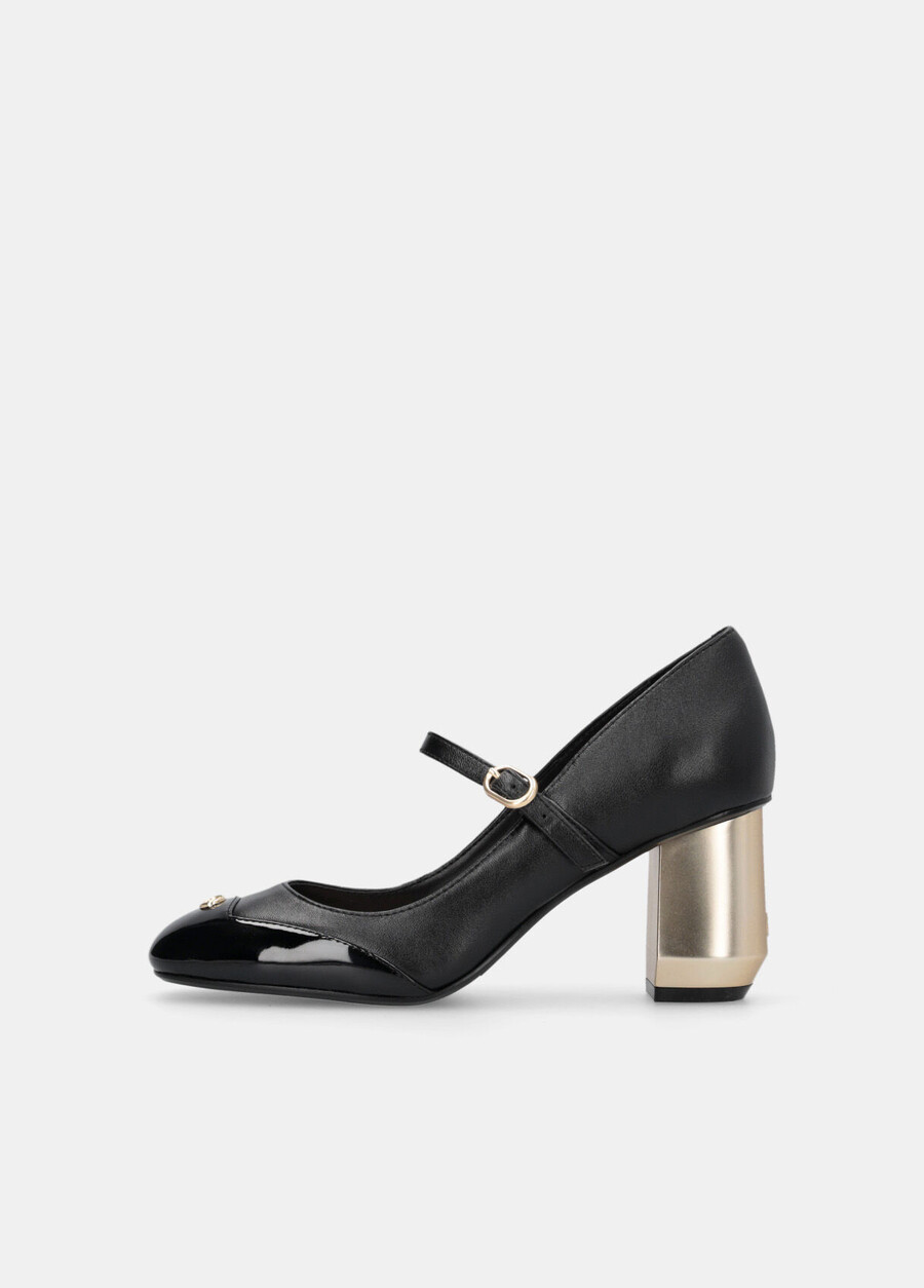 mary janes en cuir