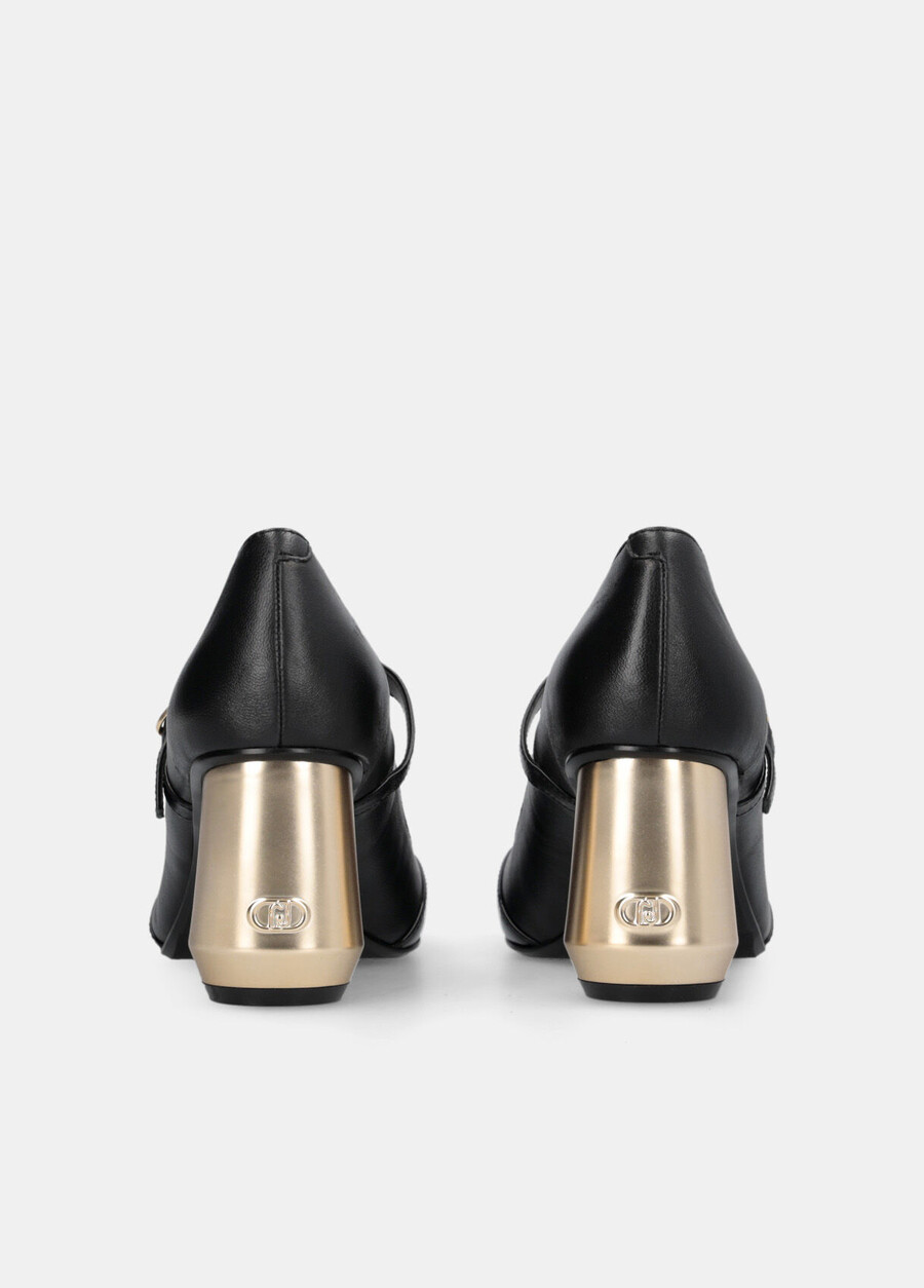 mary janes en cuir