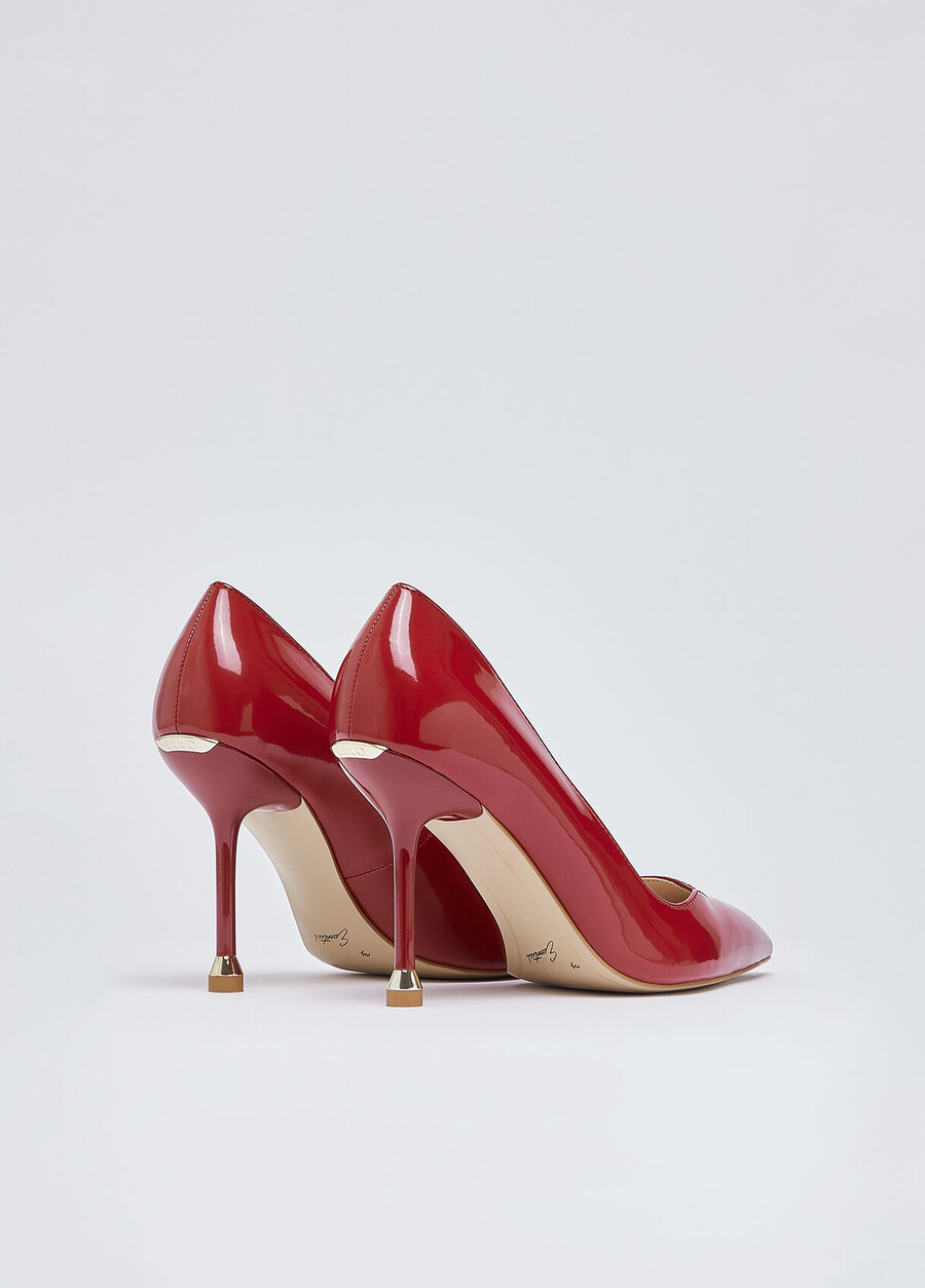 escarpins en cuir verni