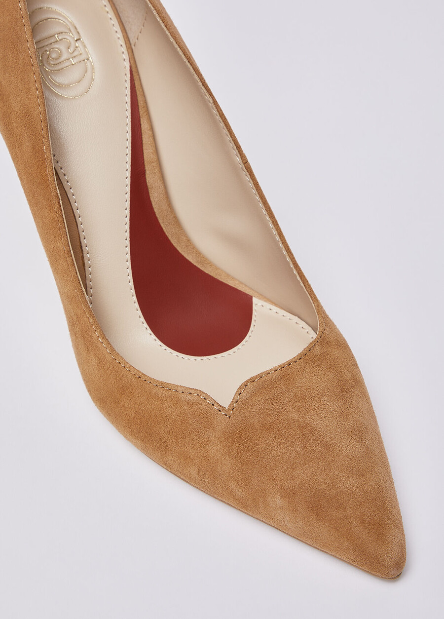 escarpins en daim